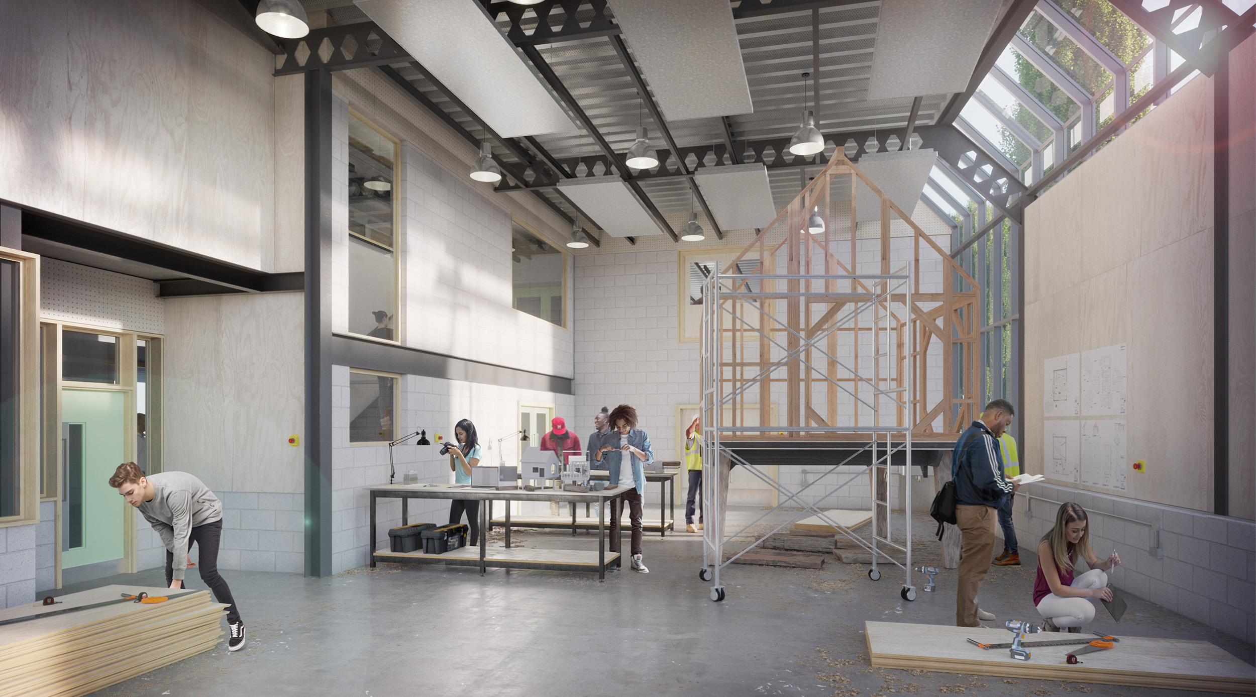 Kingston School of Art big build artist’s impression of