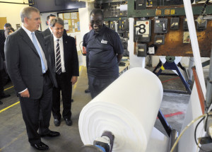 HRH The Duke of York, KG shaking hands with David Winn OBE