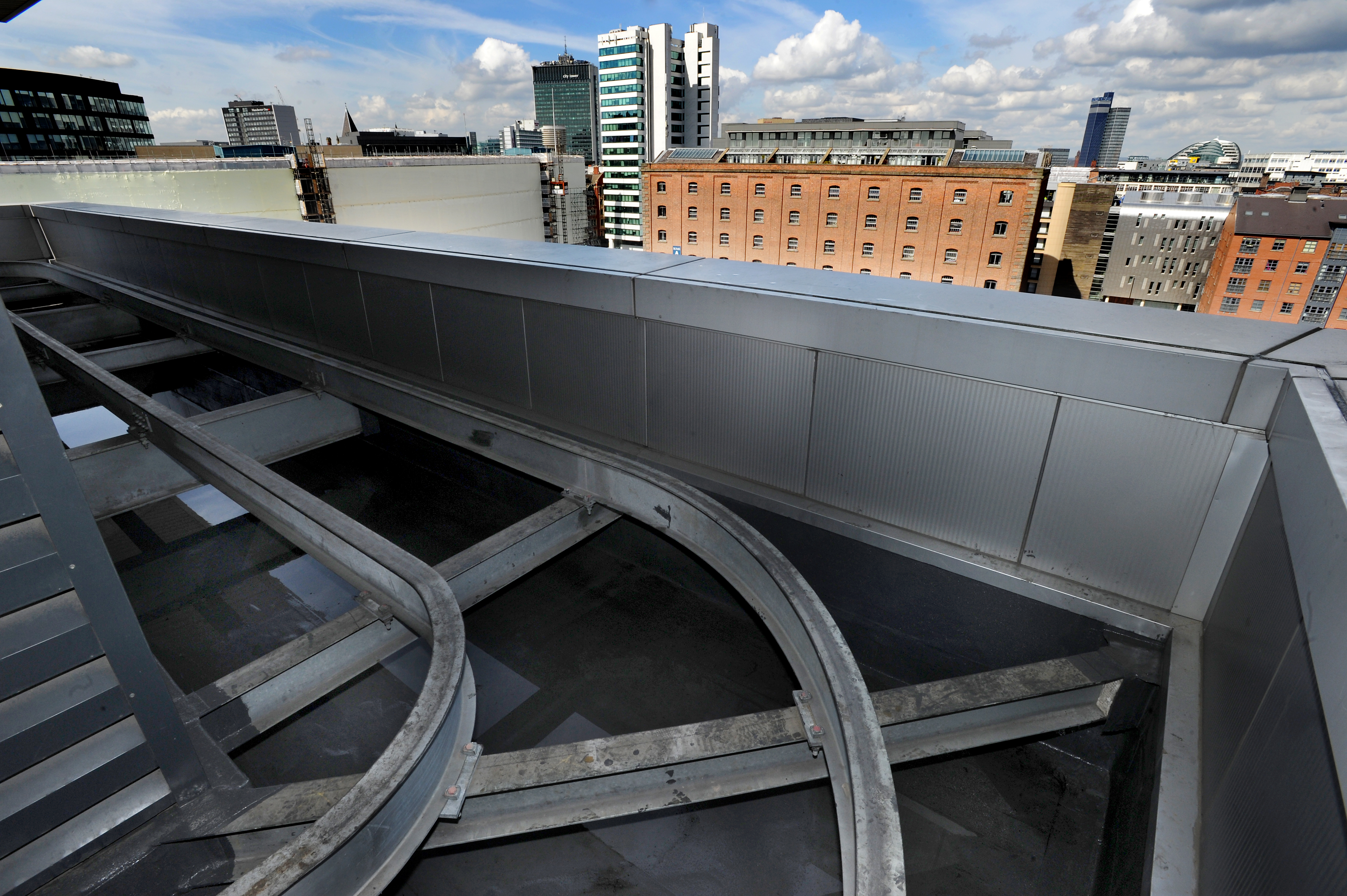 Piccadilly Gate offices, Manchester. Re-sealed roof by Castle Construction with Kemper Systems. Picture by Paul Heyes, Wednesday April 13, 2016.