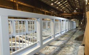 New Footbridge awaiting top coat